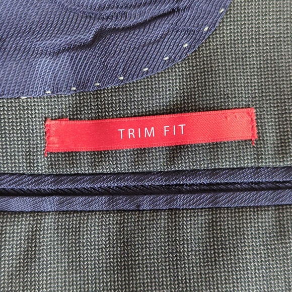 Ermenegildo Zegna Grey Single Breasted Trim Fit Wool Blazer - Picture 10 of 12